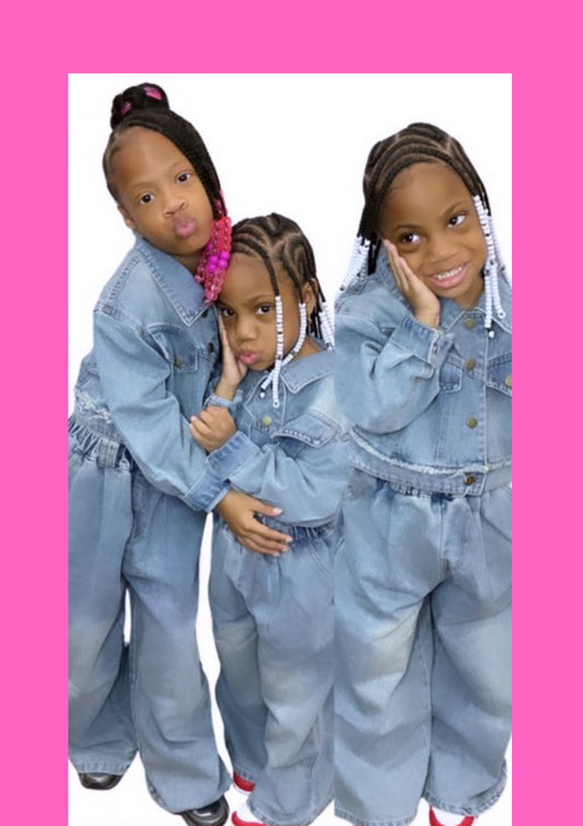 Denim Darlings Pants-Set